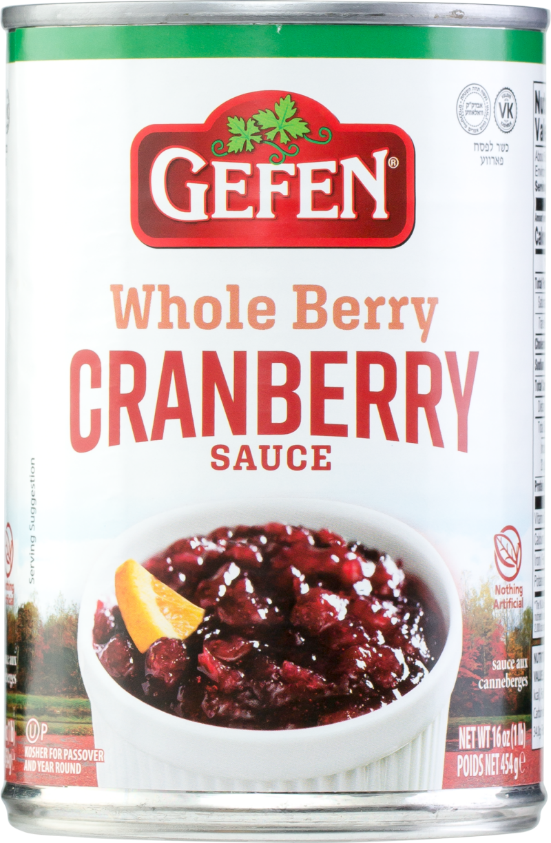 Gefens Whole Berry Cranberry Sauce